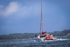 Sail Boat   Kauai Hawaii 9621